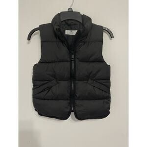 H&M Kids Black Puffer Vest sz6 sporty minimalist versatile stylish streetwear